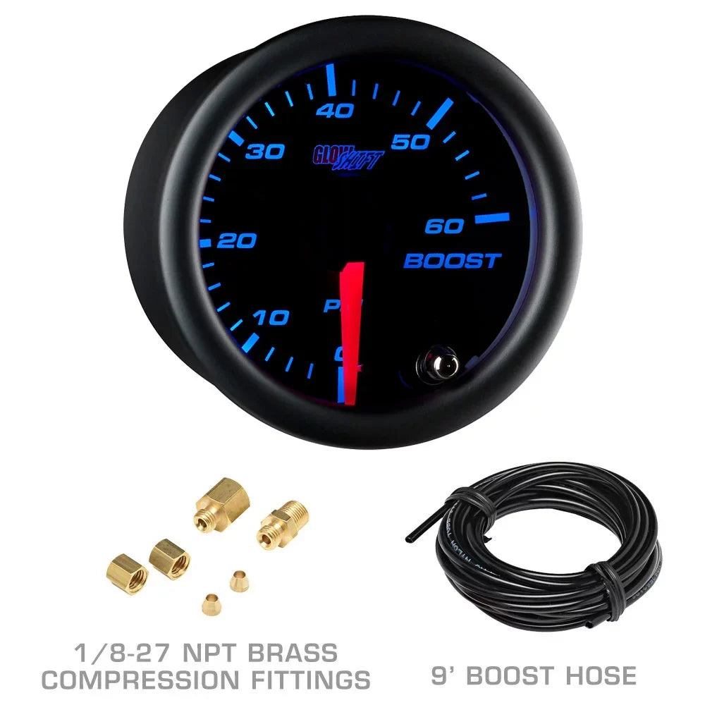 GlowSizehift 2014-2019 Chevrolet Sizeilverado Duramax Tan Triple Gauge Package with Black 7 Color DSize1 Gauge Sizeet