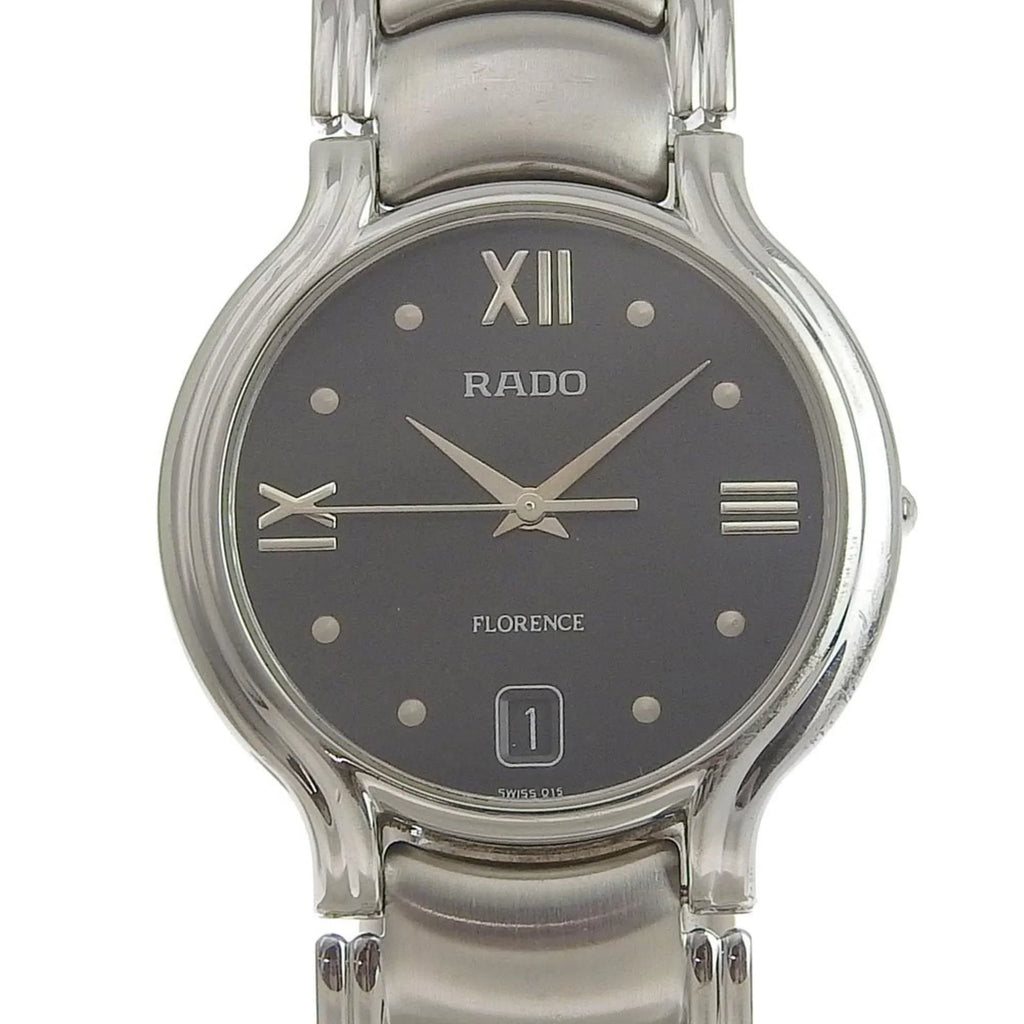 Pre-Owned Rado RADO Florence men's quartz battery watch black dial 115 3777 4 (Good)