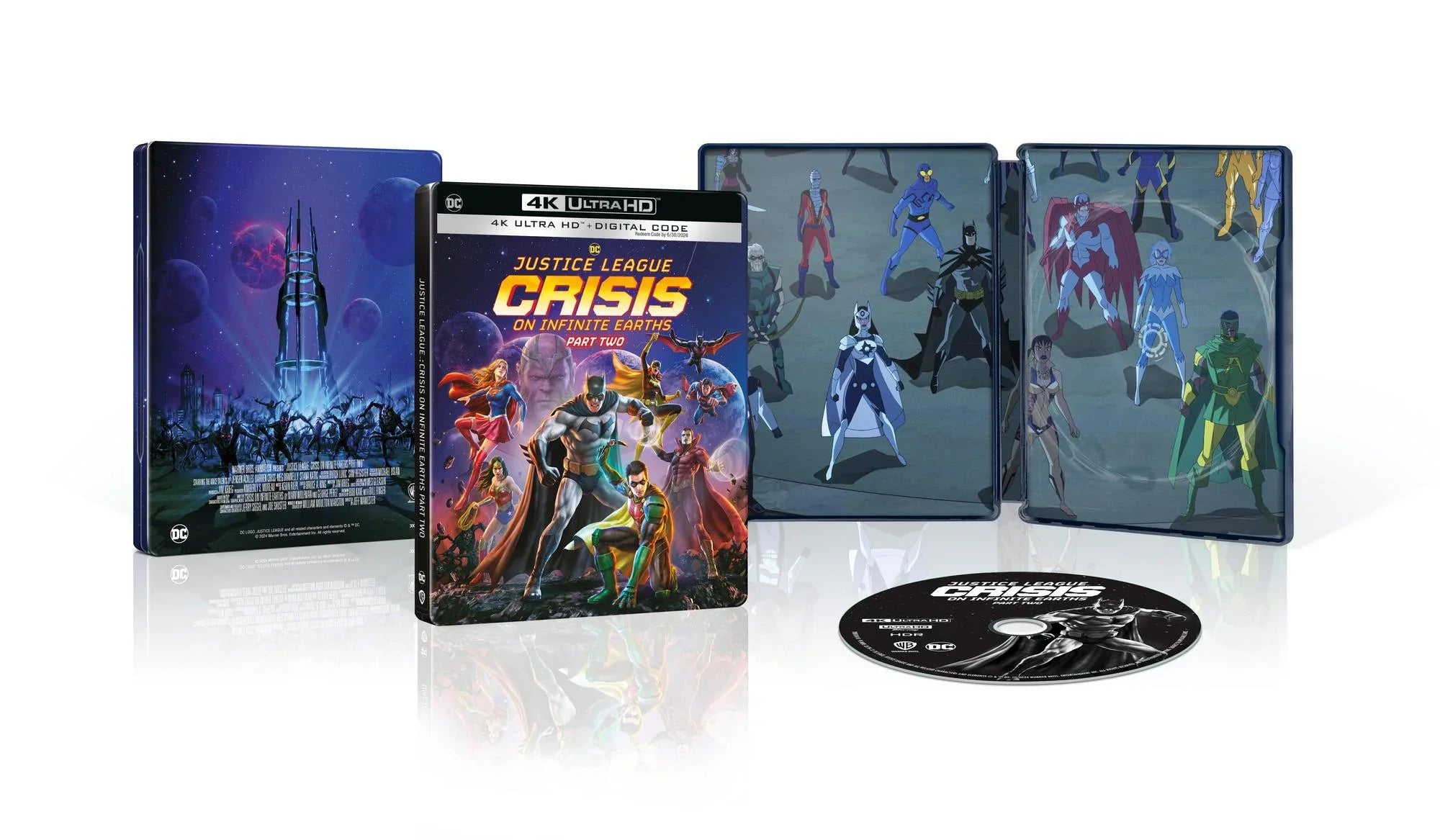 Justice League: Crisis on Infinite Earths Part Two (Limited Edition Sizeteelbook) (4K Ultra HD + Digital Copy)