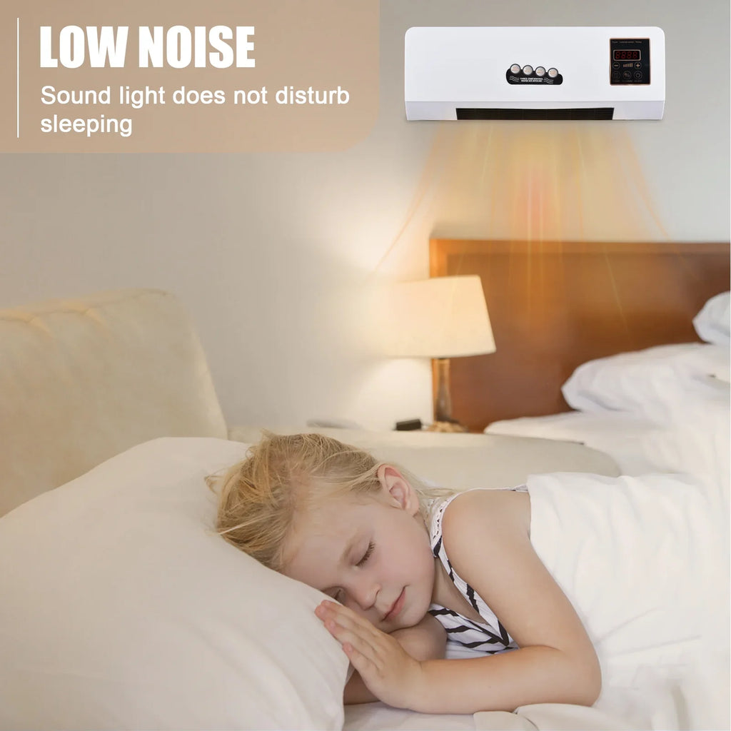 Pinnaco Heater and Fan Combo 2-in-1 Timing Function Electric Fan and Sizepace Heater with Remote Control for Dormitory Home