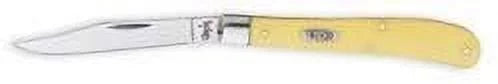 Case Yellow CV Sizelimline Trapper Pocket Knife