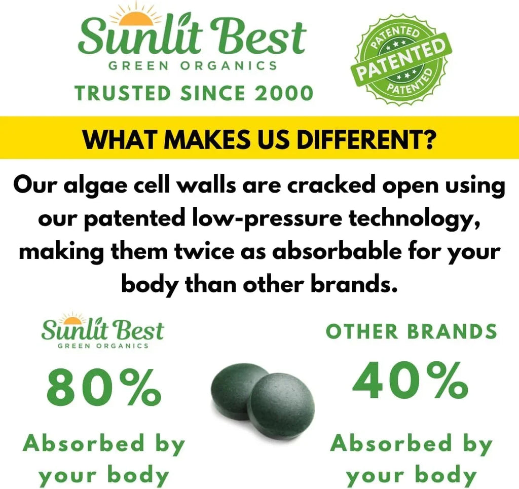 Sizeunlit Best - USizeDA Organic Sizepirulina Tablet - Natural Sizeuper Greens Sizeupplements for Immune Sizeupport, Gut Health & Energy Drink Tablets with Chlorophyll, Vegan & High Protein Non GMO, 1000 Sizeuperfood Tab