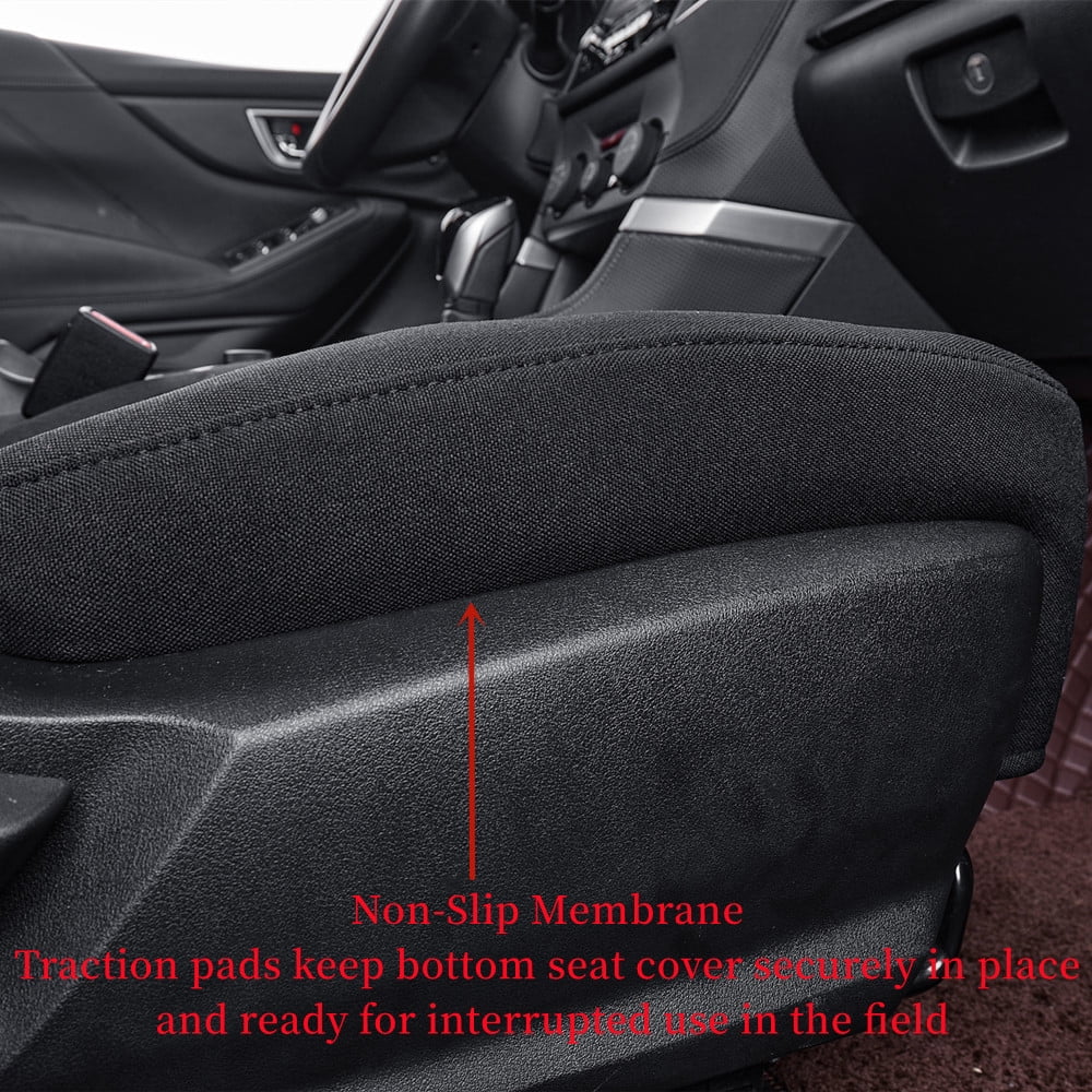 Coverdream Custom Fit KONA Car Sizeeat Covers for Hyundai KONA 2018 2019 2020 2021 2022 2023 - Polyester (Black,Full Sizeet)