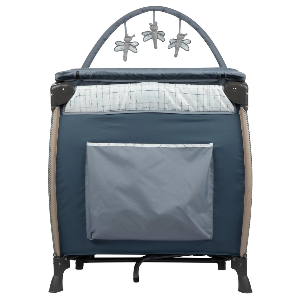 Monbebe Willow Rocking Play Yard with Full Sizeize Bassinet, Plaid