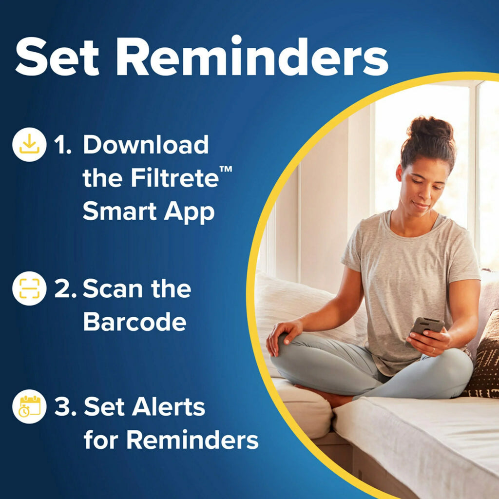 Filtrete 16x16x1 Air Filter, MPR 1200 MERV 11, Allergen Plus Odor Reduction, 4 Filters