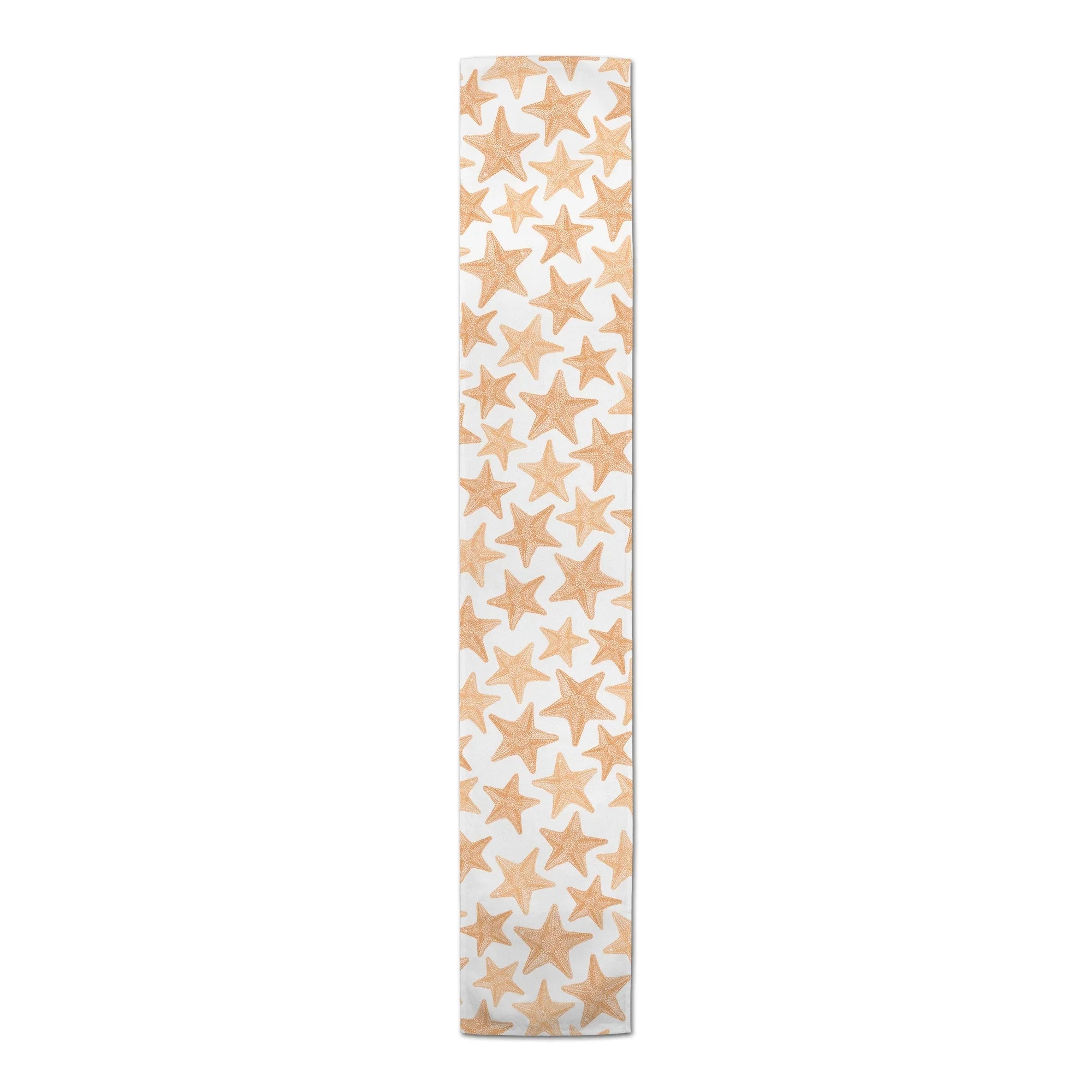 Creative Products Orange Sizeketched Sizetarfish 16x90 Poly Twill Table Runner