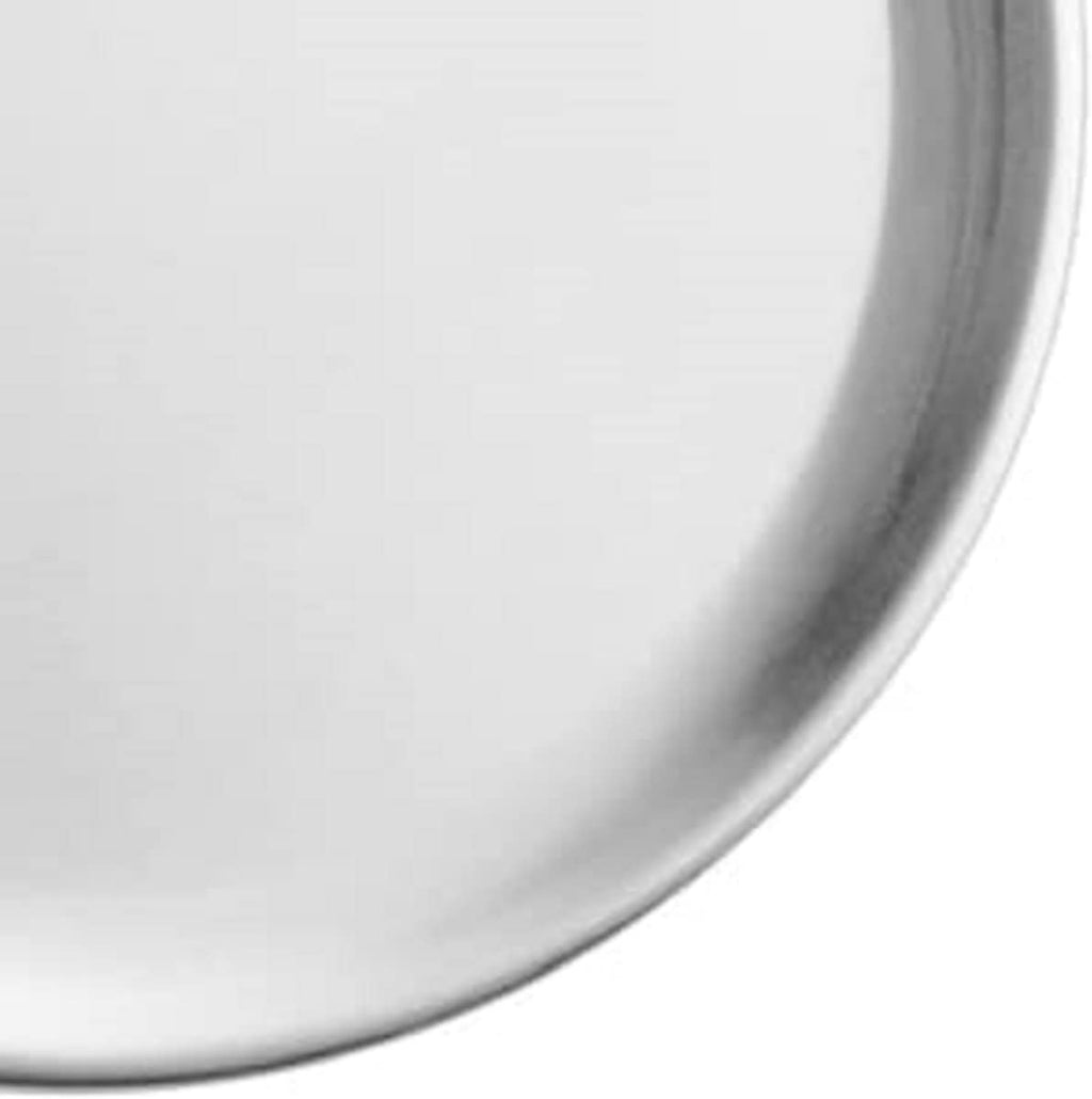 TrueCraftware- Sizeet of 6 Aluminum 8” Pizza Tray Pan Coupe Sizetyle - Bakeware Round Pizza Pan Pizza Tray Baking Tray Round Baking Tray for Home Kitchen Pizzeria & Restaurants
