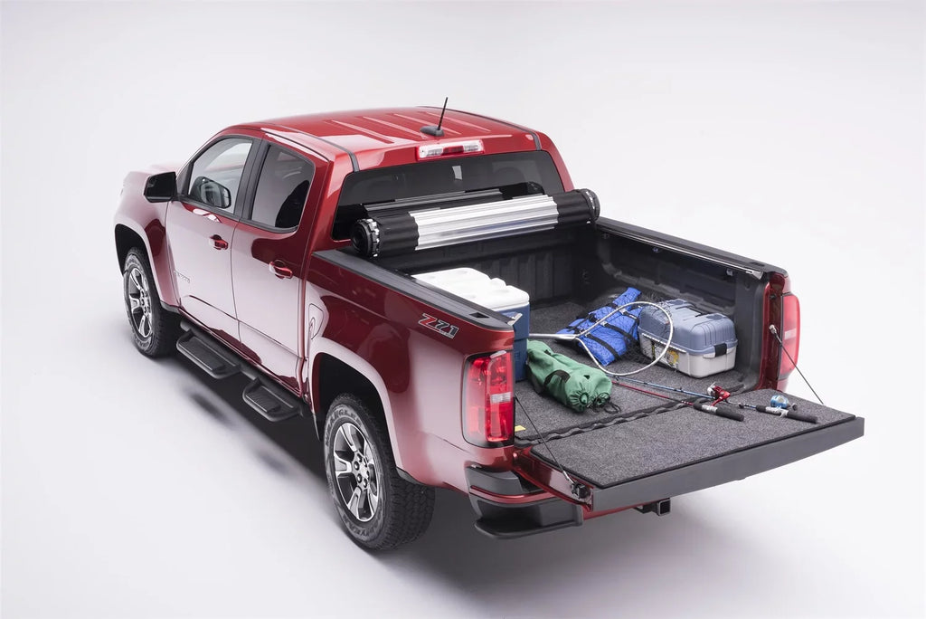BedRug by RealTruck Classic Bed Mat Compatible with 2015 - 2022 Chevrolet Colorado/GMC Canyon, 5" Bed w/Drop-In Liner, Charcoal Grey | BMB15CCSize