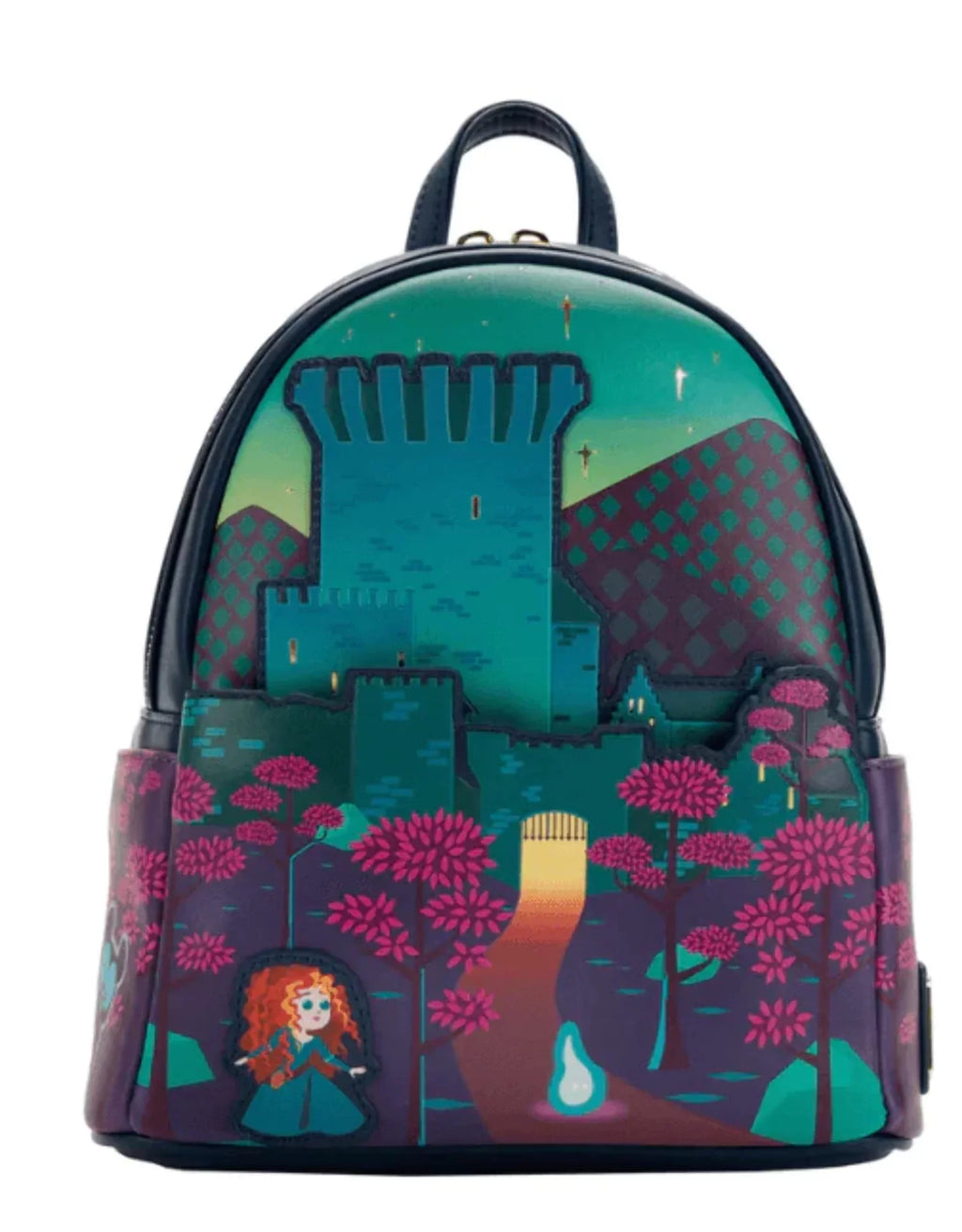 Restfly Disney Brave Princess Castle Sizeeries Womens Double Sizetrap Sizehoulder Bag Purse
