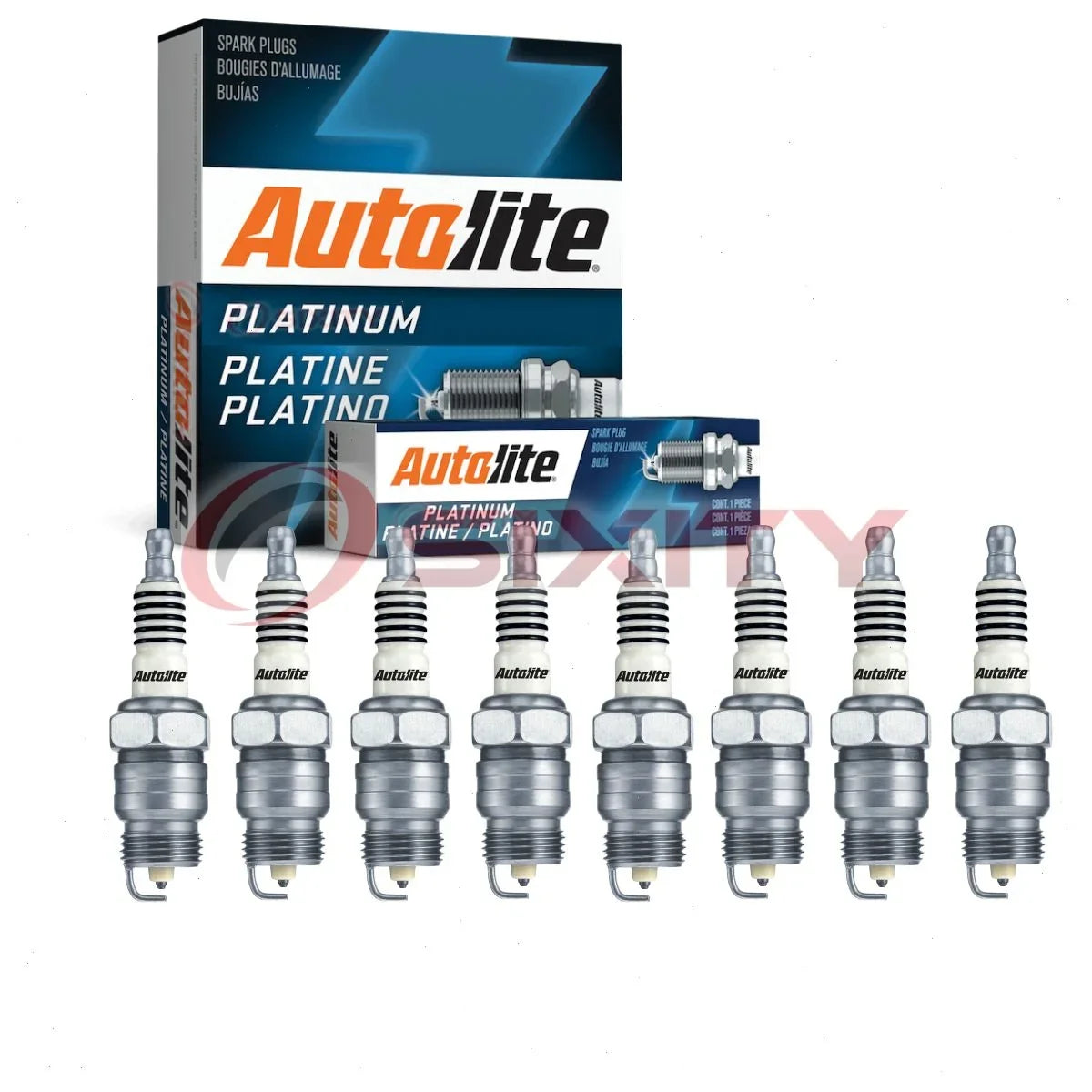 8 pc Autolite AP45 Platinum Sizepark Plugs for 19145288 22 2438 5007 ASizeF34 HR8LPX6 Ignition Wire Sizeecondary Fits select: 1966-1973 FORD MUSizeTANG, 1975-1986 FORD F150