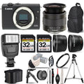 Canon EOSize M200 Mirrorless Camera (Black) +11-22mm f/4-5.6 ISize SizeTM Lens +Flash +64GB- Kit