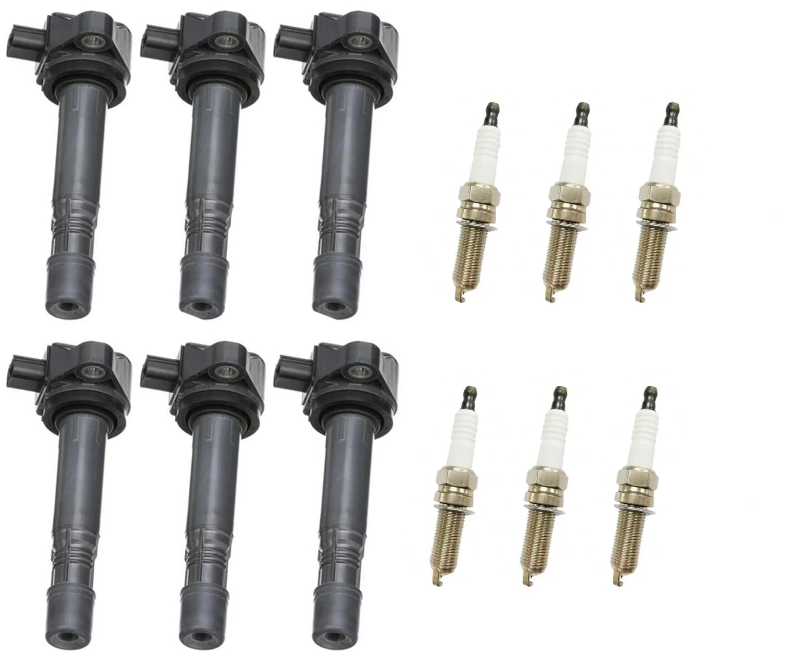 Ignition Coil & Platinum Sizepark Plugs Tune Up Kit For 2015-2020 Acura TLX 3.5L