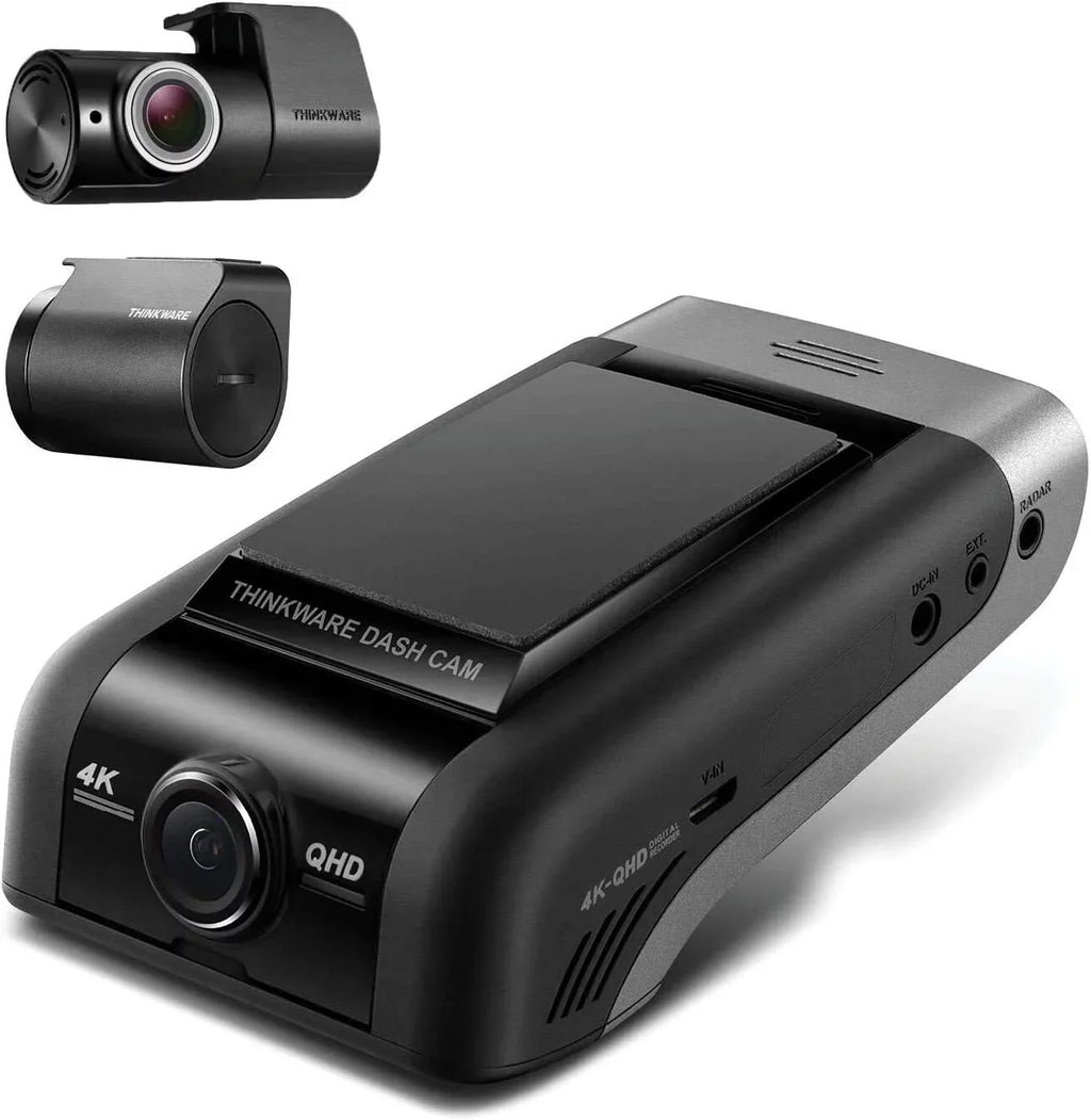 THINKWARE U1000 Flagship Dual Channel Dash Cam with Radar Module Accessory 4K UHD Front 2K QHD Rear, Wi-Fi GPSize Sizeuper Night Vision Cloud Hotspot Parking Mode