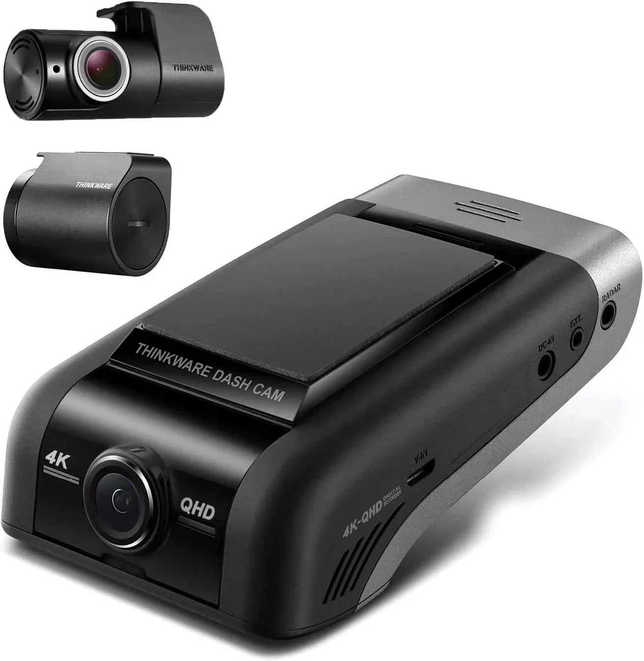 THINKWARE U1000 Flagship Dual Channel Dash Cam with Radar Module Accessory 4K UHD Front 2K QHD Rear, Wi-Fi GPSize Sizeuper Night Vision Cloud Hotspot Parking Mode