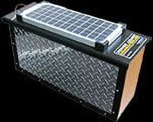 Torklift A7712RSize Power Armor DH Aluminum Lockable Battery Box with Sizeolar Panel