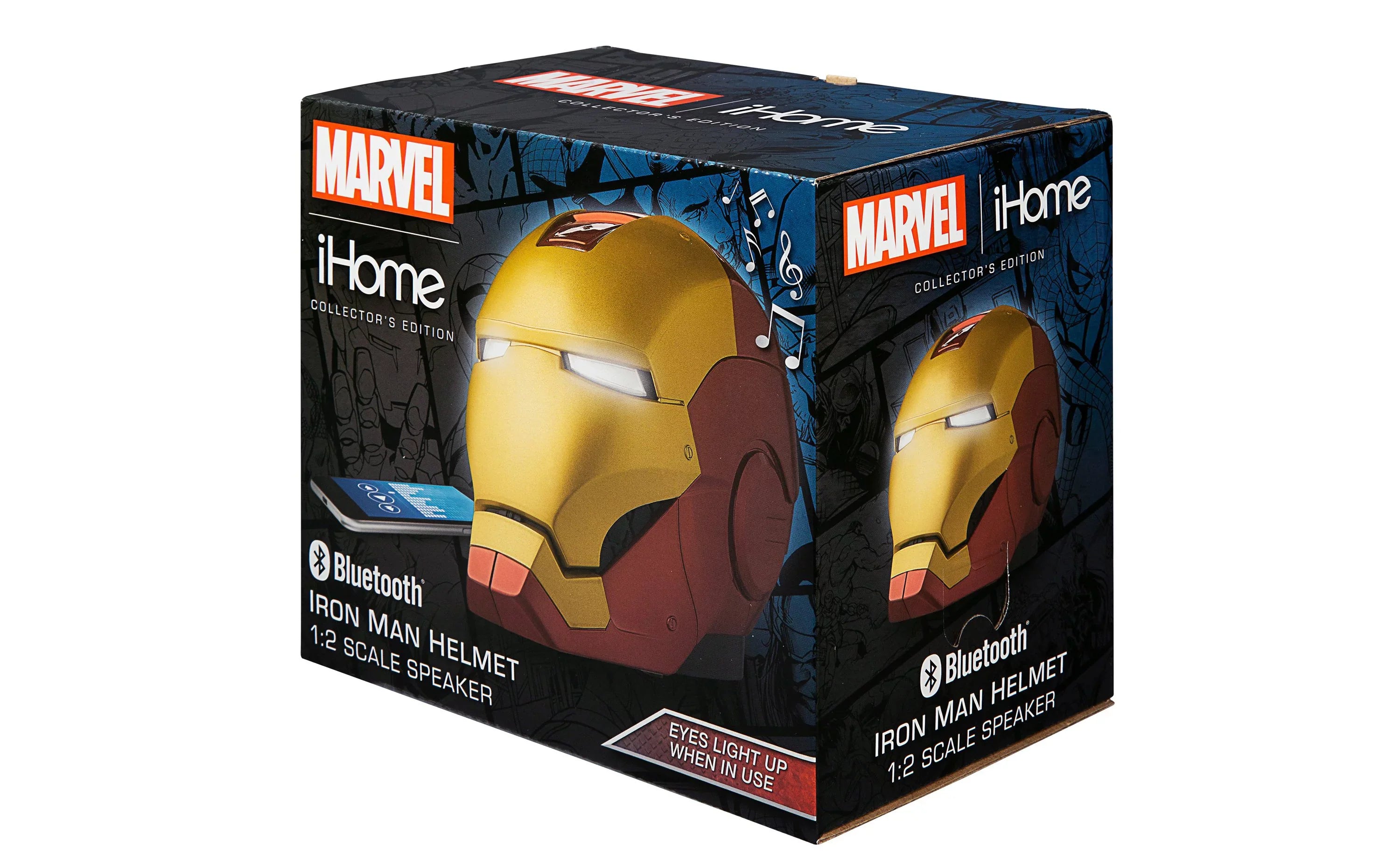 Captain America Civil War Iron Man Helmet Bluetooth Sizepeaker