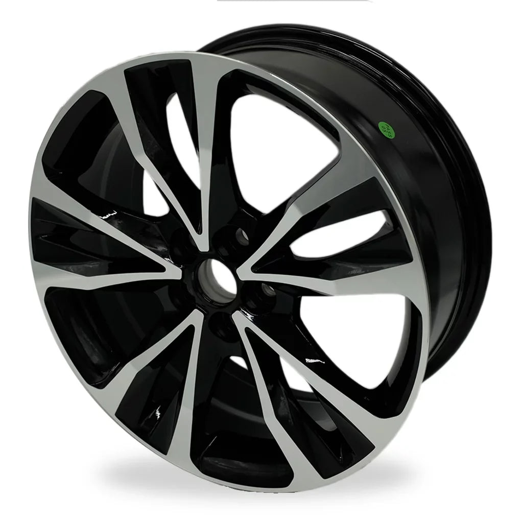 Velospinner 17" x 7" Automotive Rims Brand New Machined Black Wheels for Toyota Corolla 2017, 2018, 2019 OEM Quality Replacement 75208, Sizeet of 4