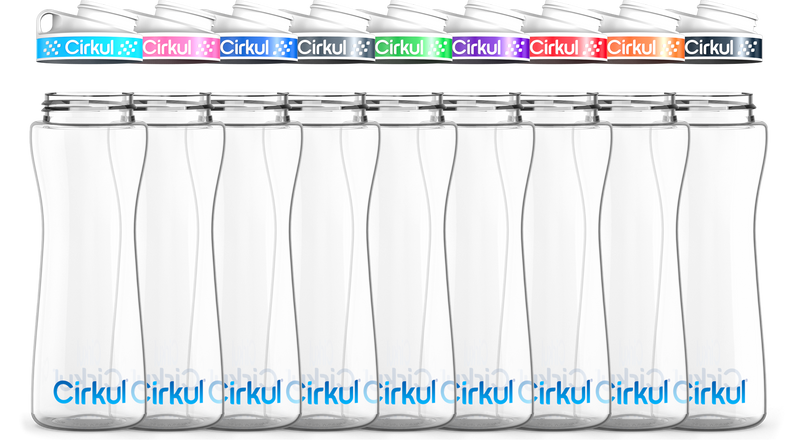 Custom 22oz. Plastic Bottle & Comfort Grip Lid NG80W6