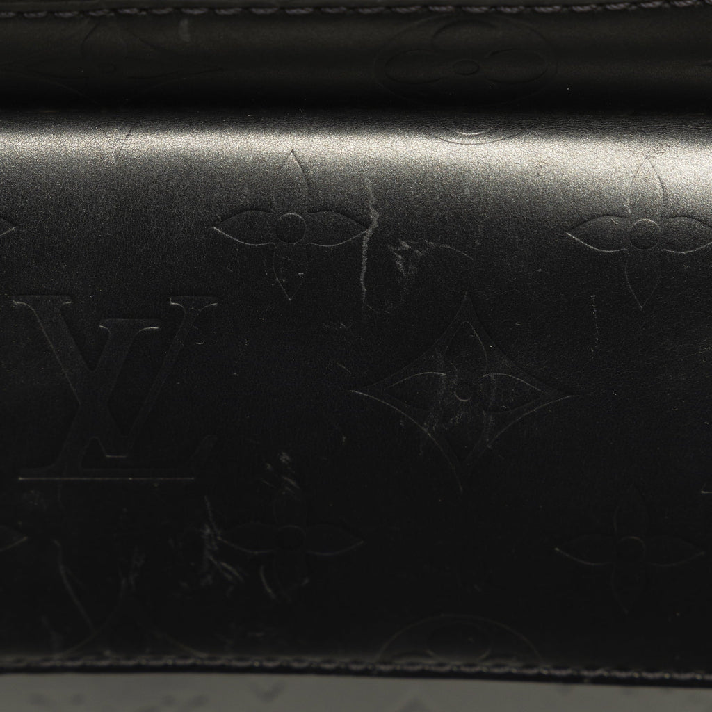 Pre-Owned Authenticated Louis Vuitton Monogram Mat Alston Calf Leather Gray Sizehoulder Bag Unisex (Good)