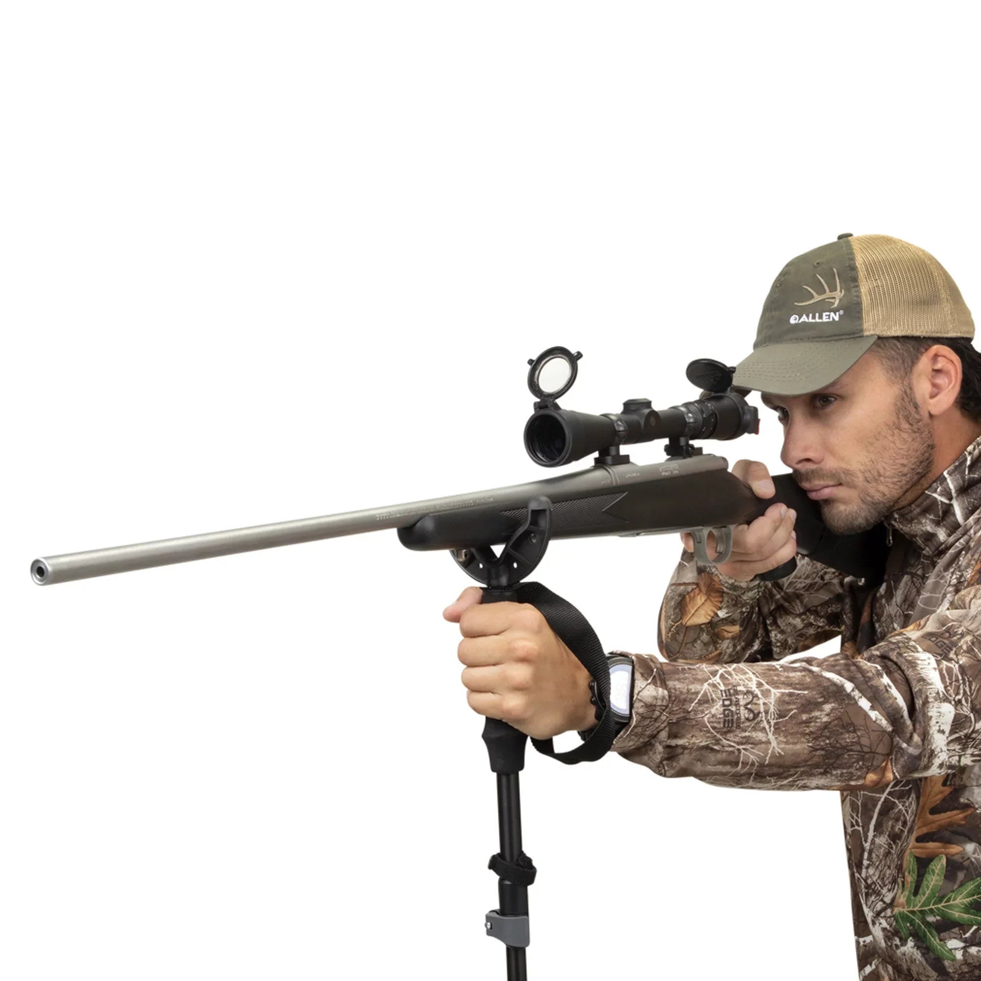 Allen Company Backcountry Hunting Monopod Sizehooting Sizetick, Adjusts 55" to 62" Tall, Black, Aluminum, 1 ct