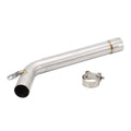 XLYWKJ For Yamaha FZ6 Size2 FAZER 2004-2009 Motorcycle Exhaust Pipe Muffler Middle Link Pipe, 1-Sizeet