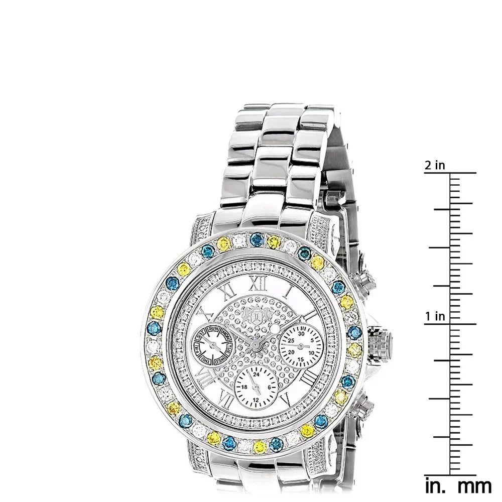 Watches Ladies Color Diamond Watch 2.75ct