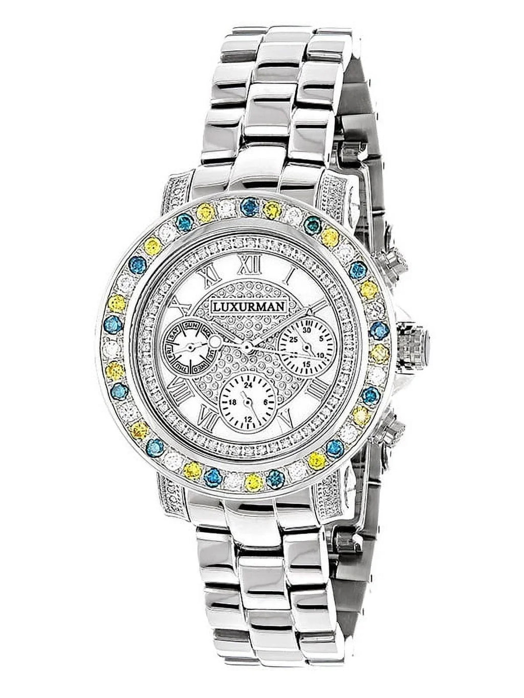 Watches Ladies Color Diamond Watch 2.75ct