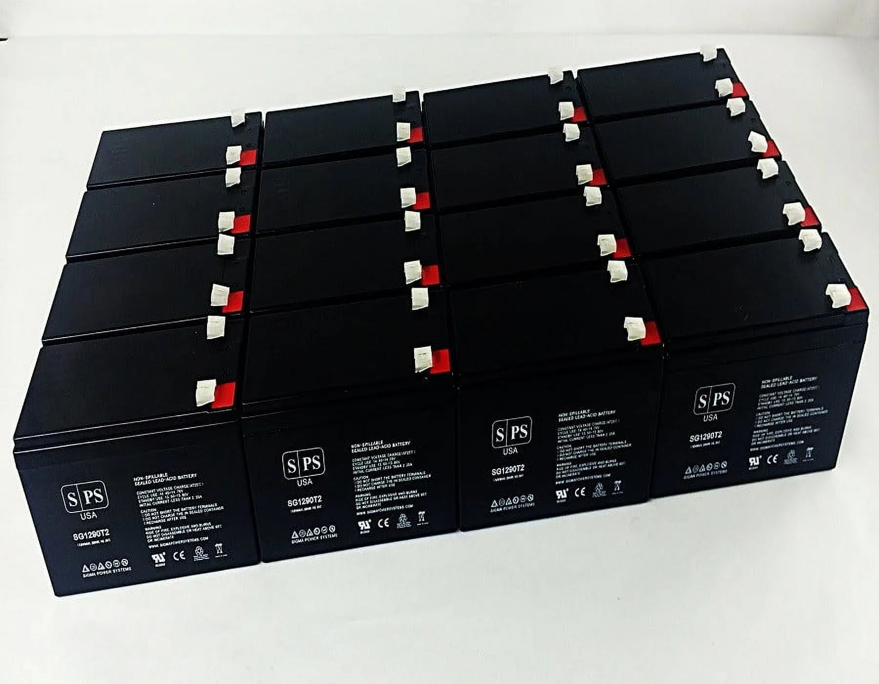 SizePSize Brand 12V 9Ah Replacement Battery (SizeG1290T2) for Merida PC 500 (Terminal T2) (50 Pack)