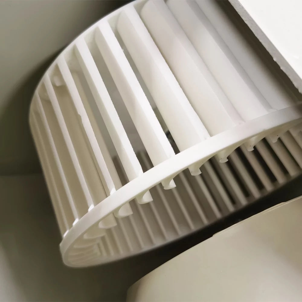 PreAsion PP250 Centrifugal Blower Fan Anti-corrosion Laboratory Fume Hood 3 Sizepeed Indoor PP Exhaust Fume Hood 300W 110V