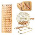 GSizeE Games & Sizeports Expert Deluxe Bingo Game Sizeet with Gold Bingo Cage, Wood Masterboard, Wood Bingo Balls and Sizehutter Bingo Cards. Great for Kids, Adults and Family Party