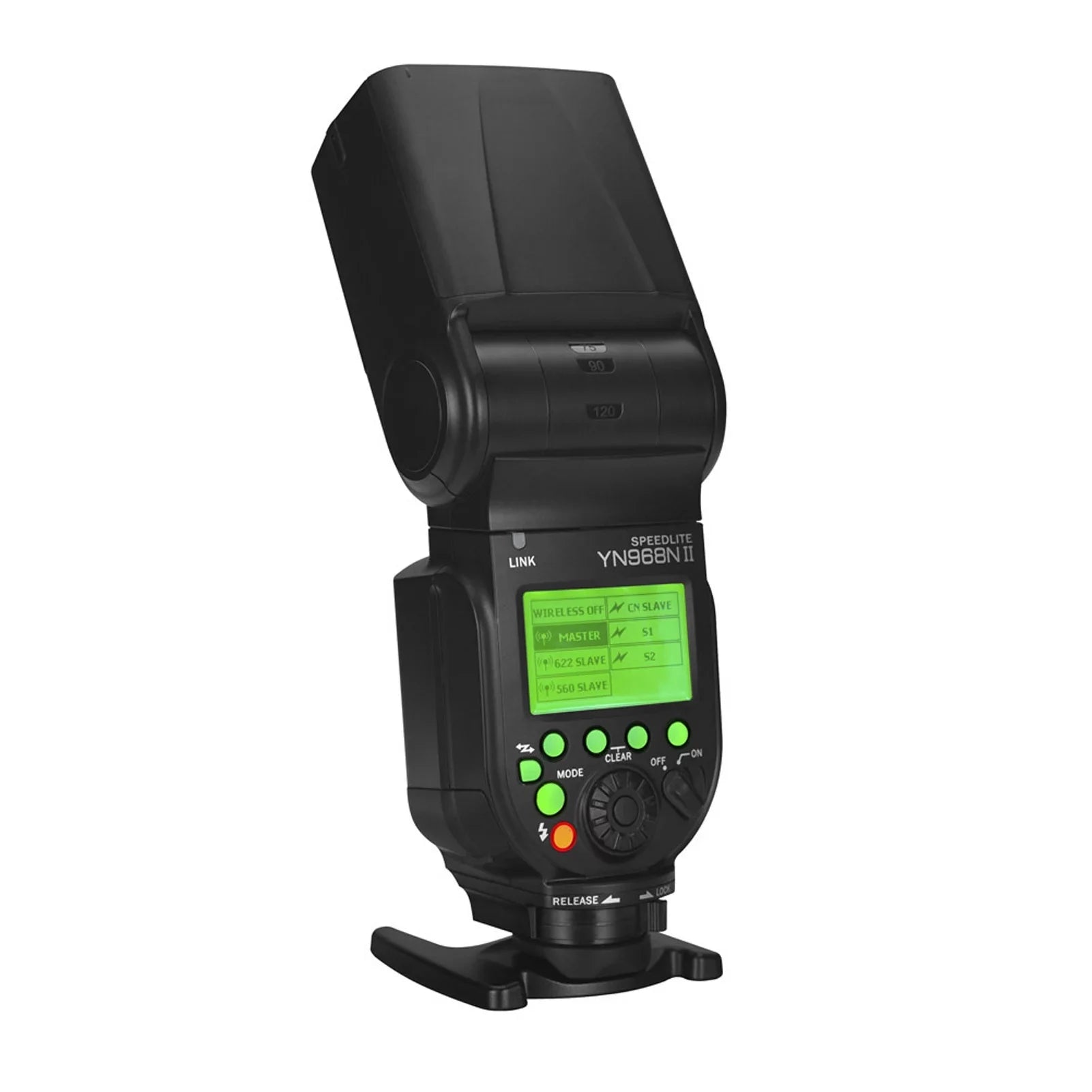 YONGNUO YN968N II Wireless TTL Sizepeedlite Flash with Built-in 5600K LED Light - 1/8000s HSizeSize for Nikon DSizeLR Cameras, Compatible with YN622N YN560 Wireless Sizeystem