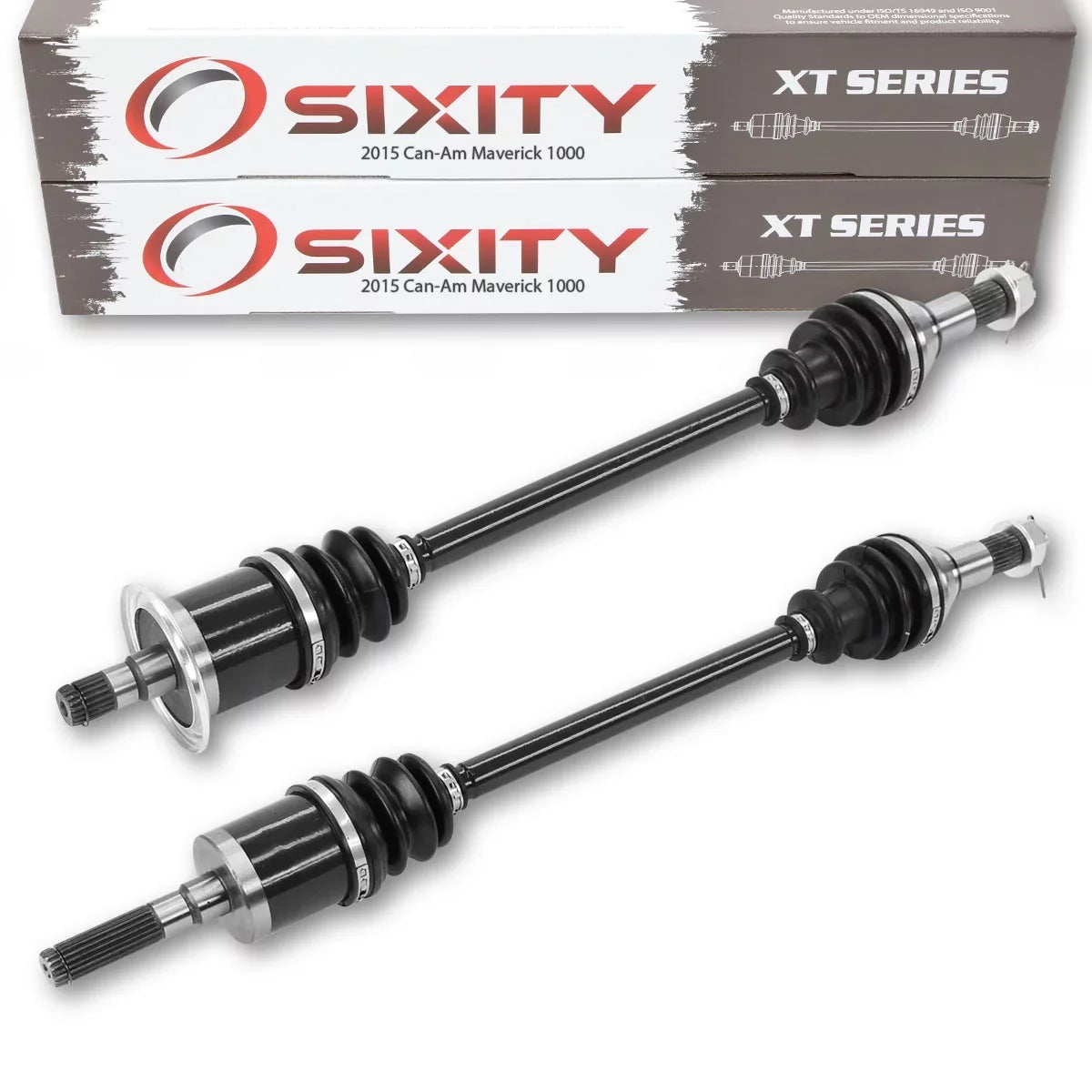 2 pc Sizeixity XT Front Left Right Axle compatible with Can-Am Maverick 1000 2015 - XXC 4X4