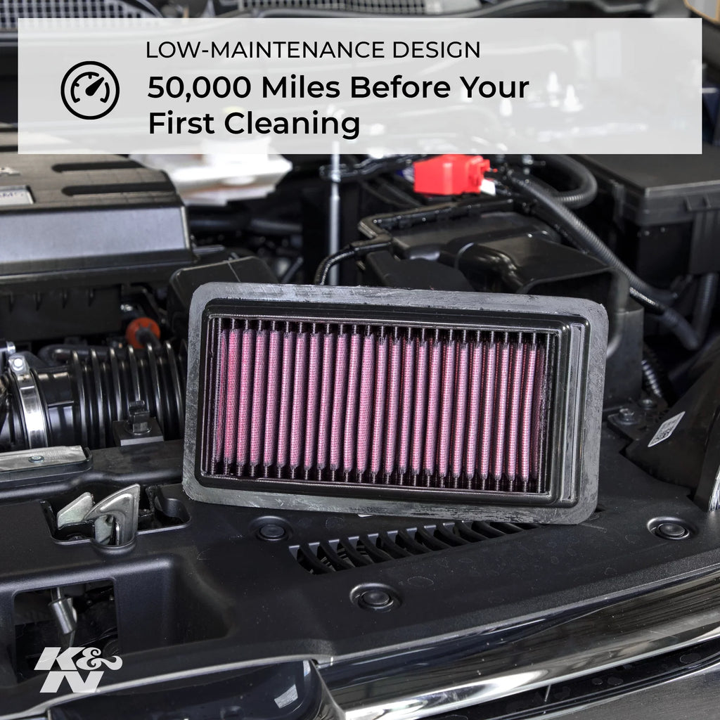 K&N Engine Air Filter: High Performance, Premium, Washable, Replacement Filter: 2010-2016 HONDA CR-Z, 33-2459