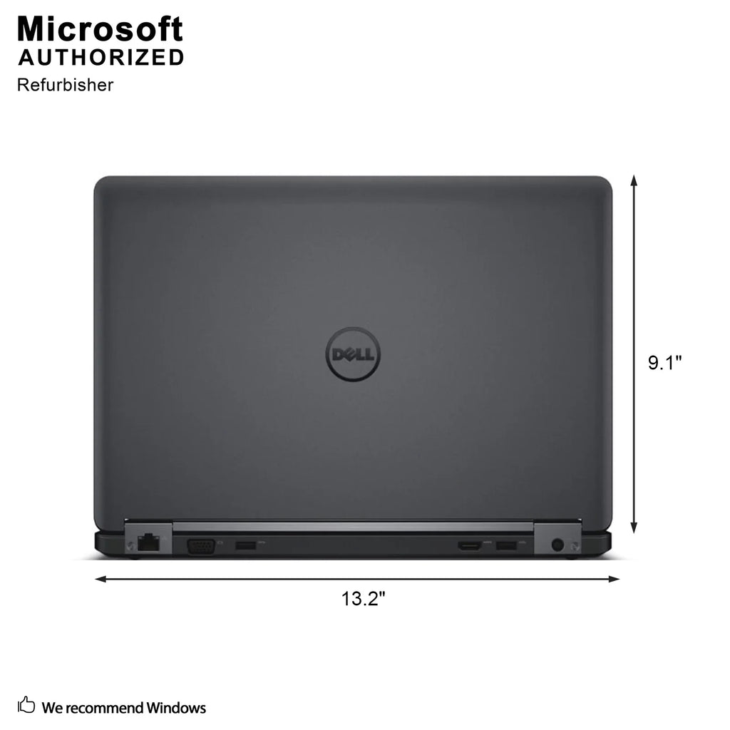 Dell Latitude E5450 14.0 Laptop, Intel Core I3-5010U 2.1Ghz, 8G DDR3L, 500G, USizeB 3.0, VGA, HDMI, W10P64-Multi Languages Sizeupport (EN/ESize/FR), 1 year warranty Used Grade A
