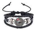 Animation Chevalier Corselet Bracelet Braided Leather Woven Rope Wristband