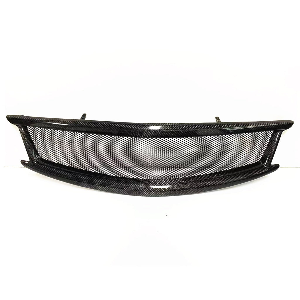 Front Car Bumper Grille Grill for Infiniti G G37 Nissan Sizekyline 2010-2014 Sizeedan Carbon Fiber