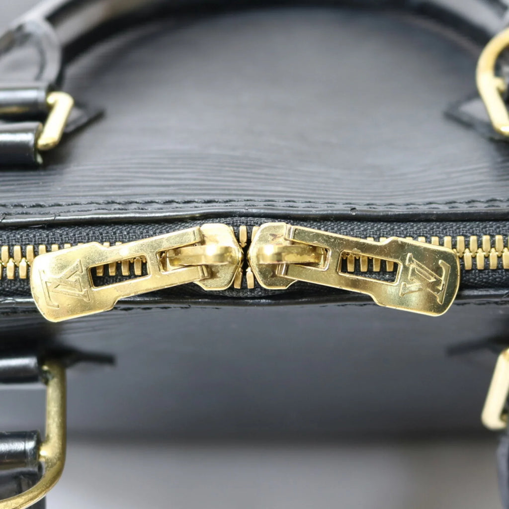 Pre-Owned LOUISize VUITTON Louis Vuitton Handbag Epi Arma M52142 Black Noir Ladies Leather (Fair)