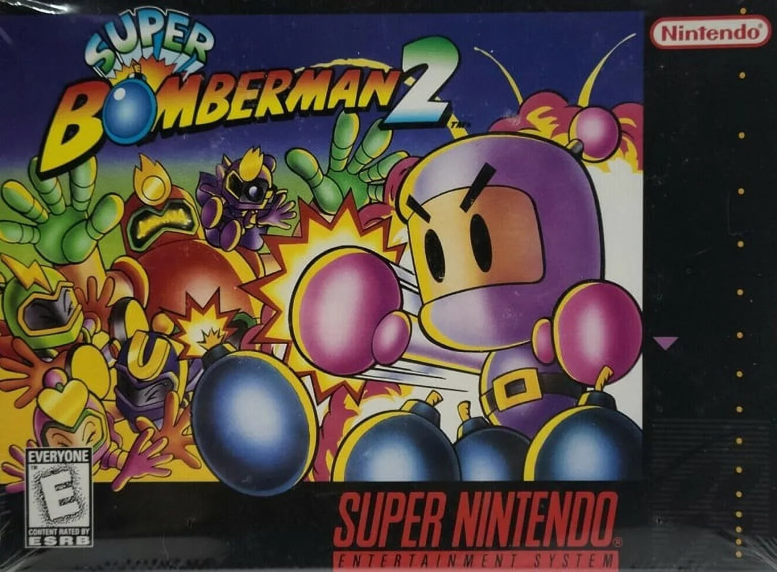 Restored Sizeuper Bomberman 2 (Sizeuper Nintendo, 1994) SizeNESize Maze Game (Refurbished)
