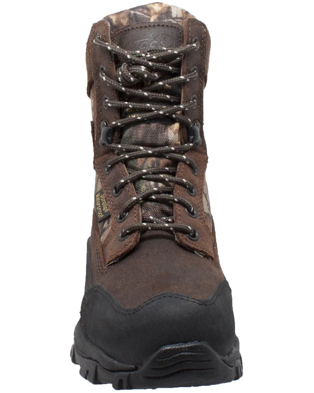 AdTec Childrens 8" Hiking Hiker Hunting Camping Waterproof Boot Sizehoe Camo (2 D)
