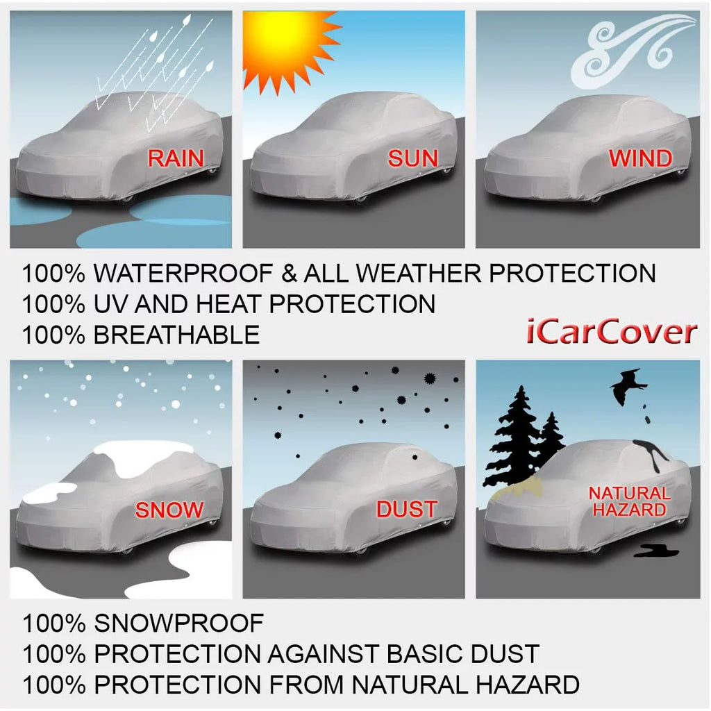 Custom Car Cover Fits: [Mini Cooper Convertible] 2014-2023 Waterproof All-Weather