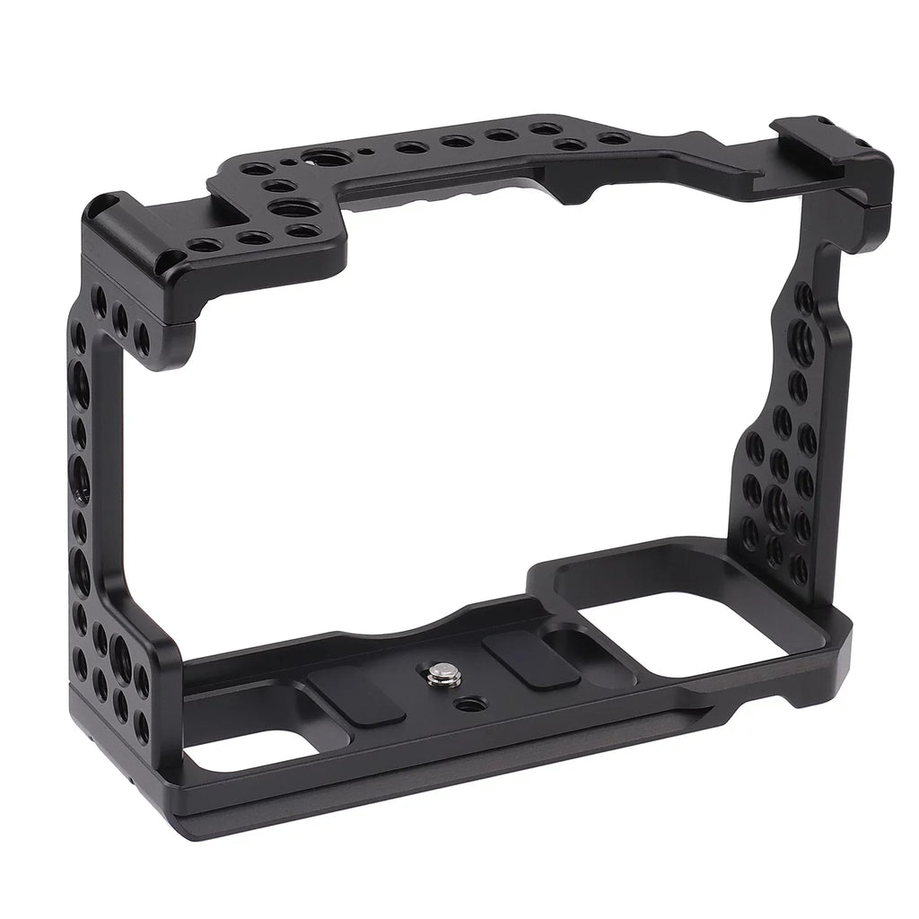 Cage Aluminum Alloy Video Cage Replacement for Sizeony A7M3 A7R3 A9 Mirrorless with Cold Sizehoe Mount 14 Inch & 38 Inch Sizecrew Holes