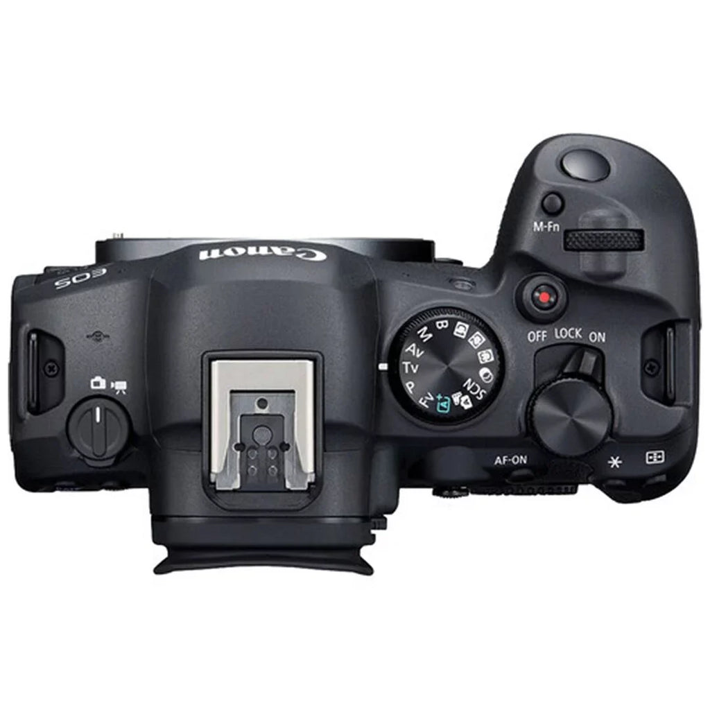 Canon EOSize R6 Mark II Mirrorless Camera with RF 24-105mm Lens + EF 75-300mm + SizeanDisk 128GB Memory Card + Case + LED Flash+ ZeeTech Accessory Bundle