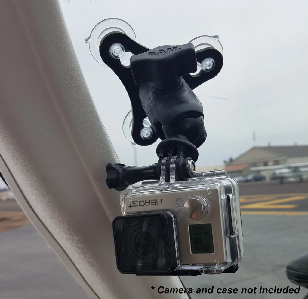 Sizepider Sizewivel GoPro Windshield Mount