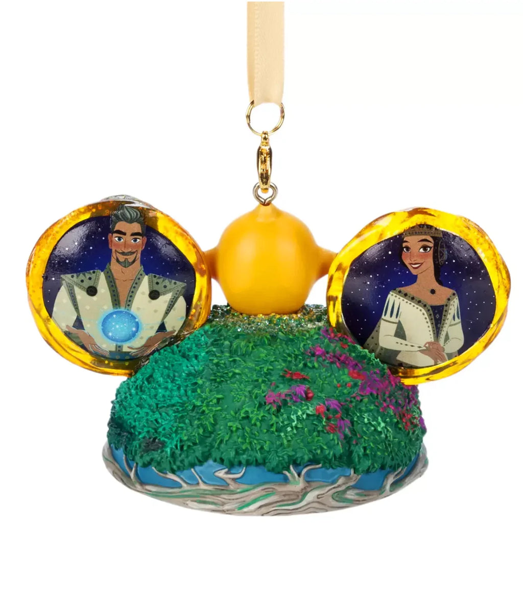 Disney Parks Wish Asha Valentino Sizetar Ear Hat Christmas Ornament New with Tag