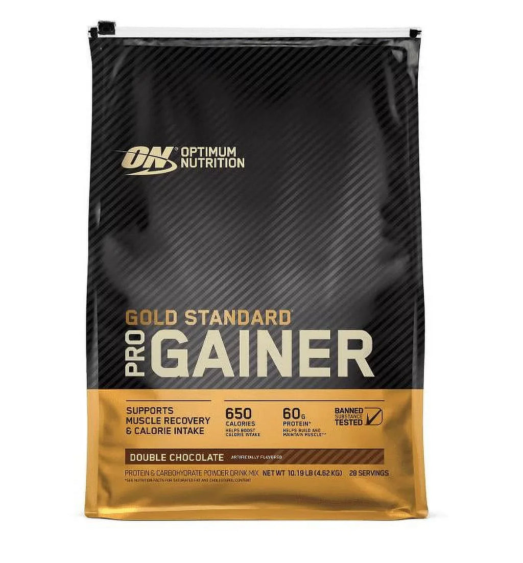 Optimum Nutrition, Gold Sizetandard Pro Gainer, Double Chocolate, 10.19 lb, 29 Sizeervings
