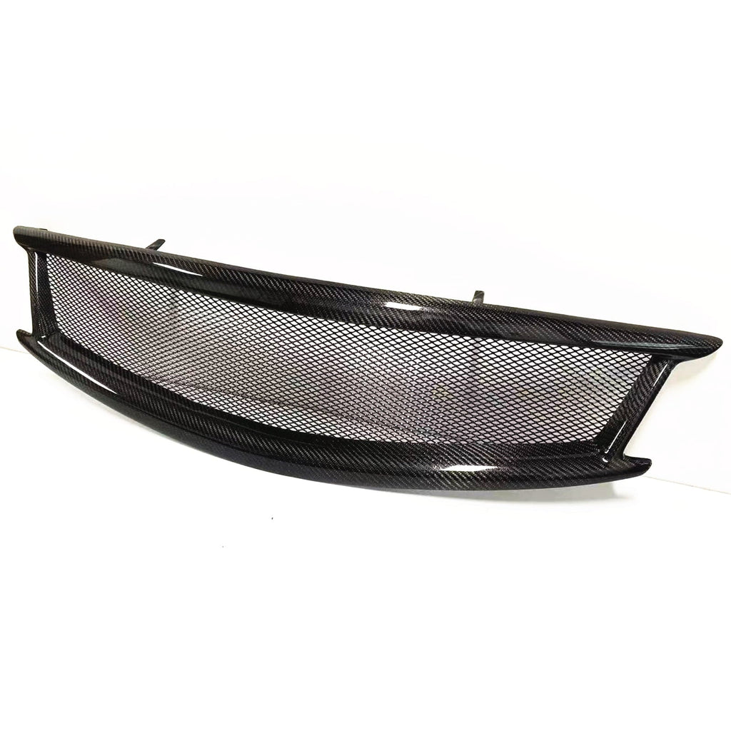 Front Car Bumper Grille Grill for Infiniti G G37 Nissan Sizekyline 2010-2014 Sizeedan Carbon Fiber