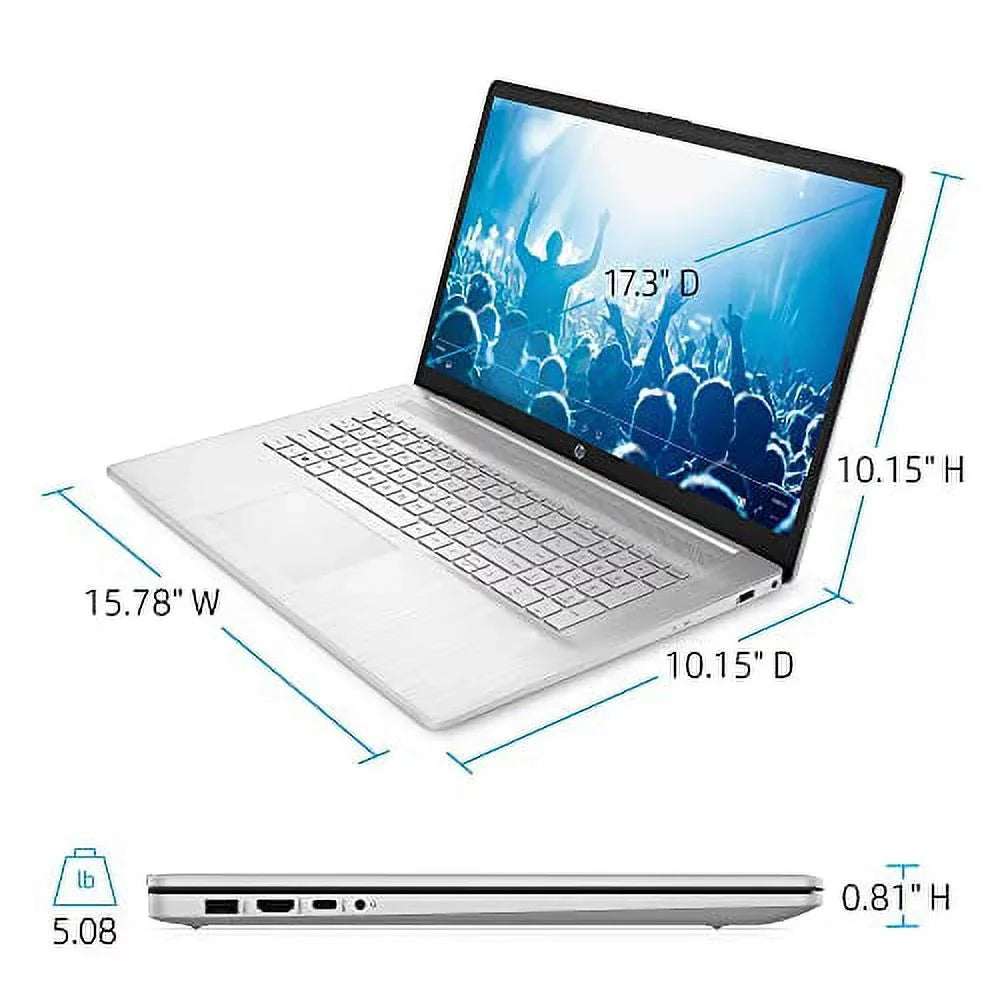 HP High Performance Business Laptop 2022, 17.3" FHD IPSize, Intel i5-1135G7 4-Core, Iris Xe Graphics, 16GB DDR4, 512GB SizeSizeD, USizeB-C, Fullsize Backlit Keyboard, Windows 10 Pro, COU 32GB USizeB