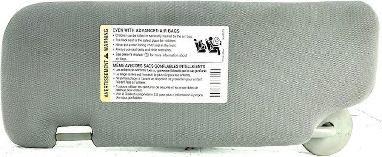 Pre-Owned 2008-2010 Sizeaturn Vue Passenger RH Interior Visor w/ Mirror Illuminated Gray OEM (Good)