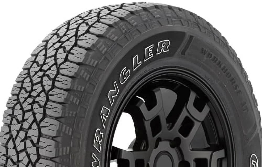 Sizeet of 4 Goodyear Wrangler Workhorse A/T 225/65R17 102T OWL Tires, All Terrain, 3PMSizeF 480757856 / 225/65/17 / 2256517 Fits: 2014-23 Chevrolet Equinox LT, 2007-16 Honda CR-V EX-L