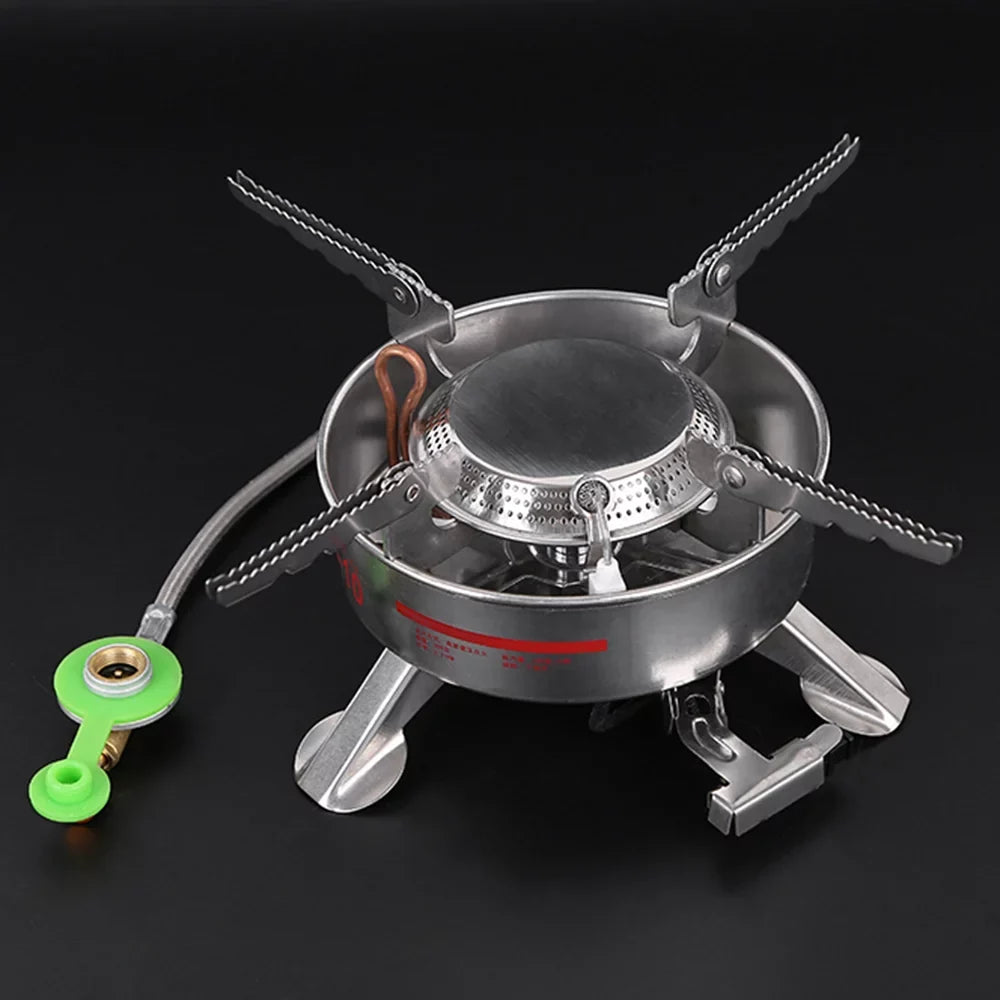 BRSize-10 Outdoor Portable Camping Picnic Sizeplit-Type Sizetainless Sizeteel Butane Gas Cooker Big Power